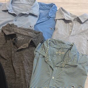 5 Vineyard Vines Performance Men's Striped Polo Shirt Collection
